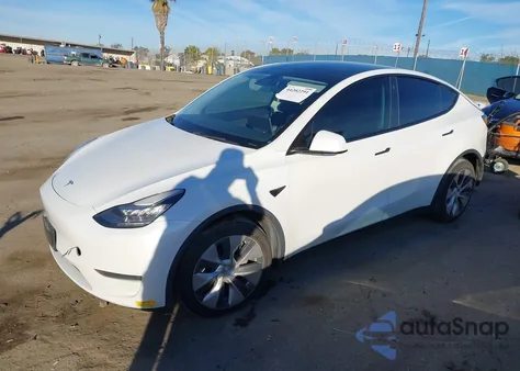 2020 Tesla Model Y Long Range Dual Motor All-Wheel Drive из США, поврежденный, VIN 5YJYGDEEXLF032048